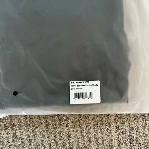 Womens best power seamless cycling shorts medium black NWT - Picture 2 of 2